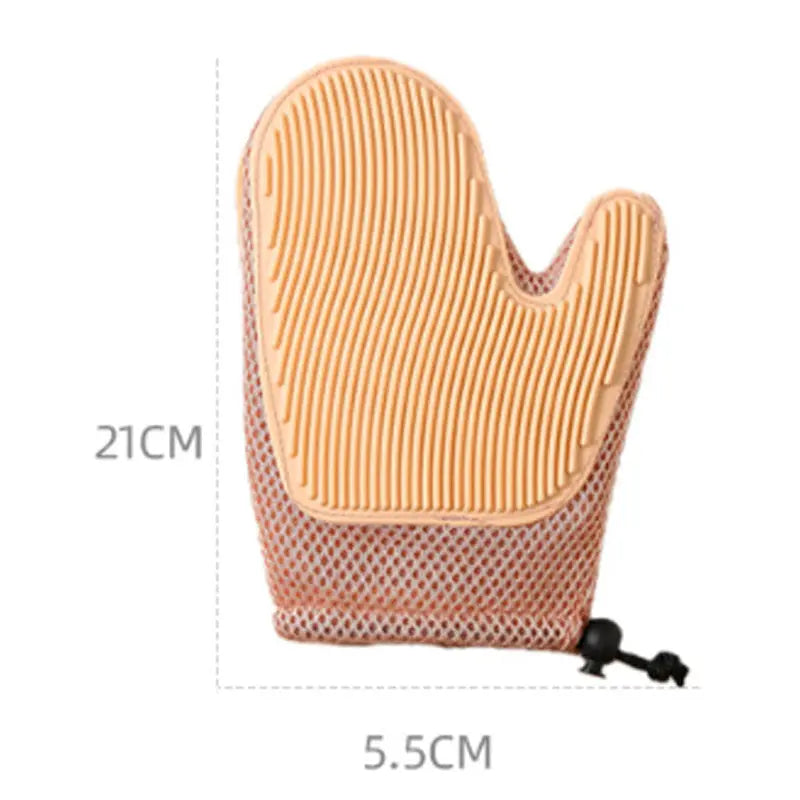 Cat Hair Glove Pet Fur Remover Glove Dog Grooming Glove Brush For Shedding Pet Hair Remover Mitt Cleaner Grooming Glove null