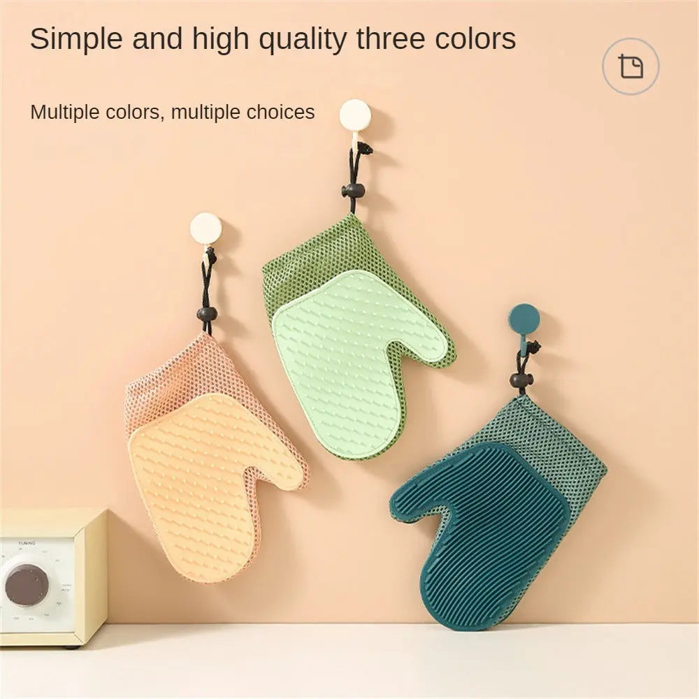 Cat Hair Glove Pet Fur Remover Glove Dog Grooming Glove Brush For Shedding Pet Hair Remover Mitt Cleaner Grooming Glove null