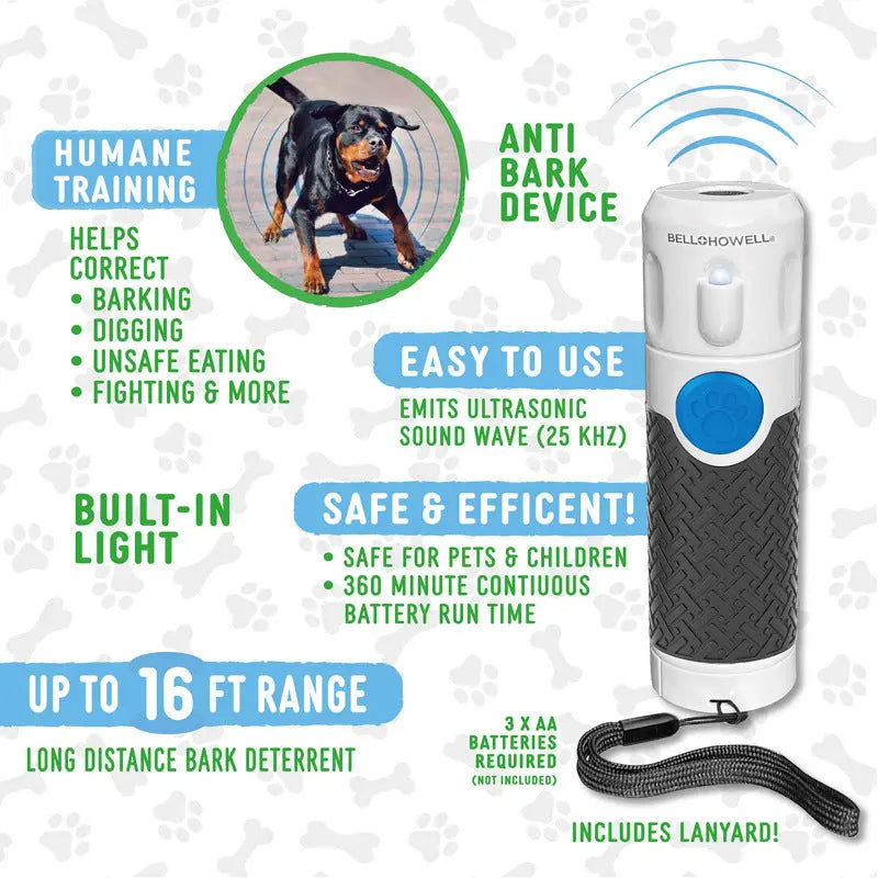 Dog Trainer Ultrasonic Handheld Bark-stop null