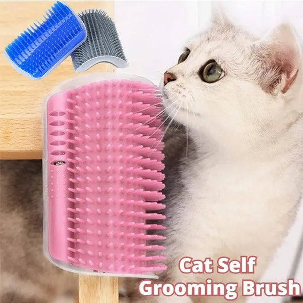 Cat Self-Grooming Brush Pet Wall Rubbing Device null