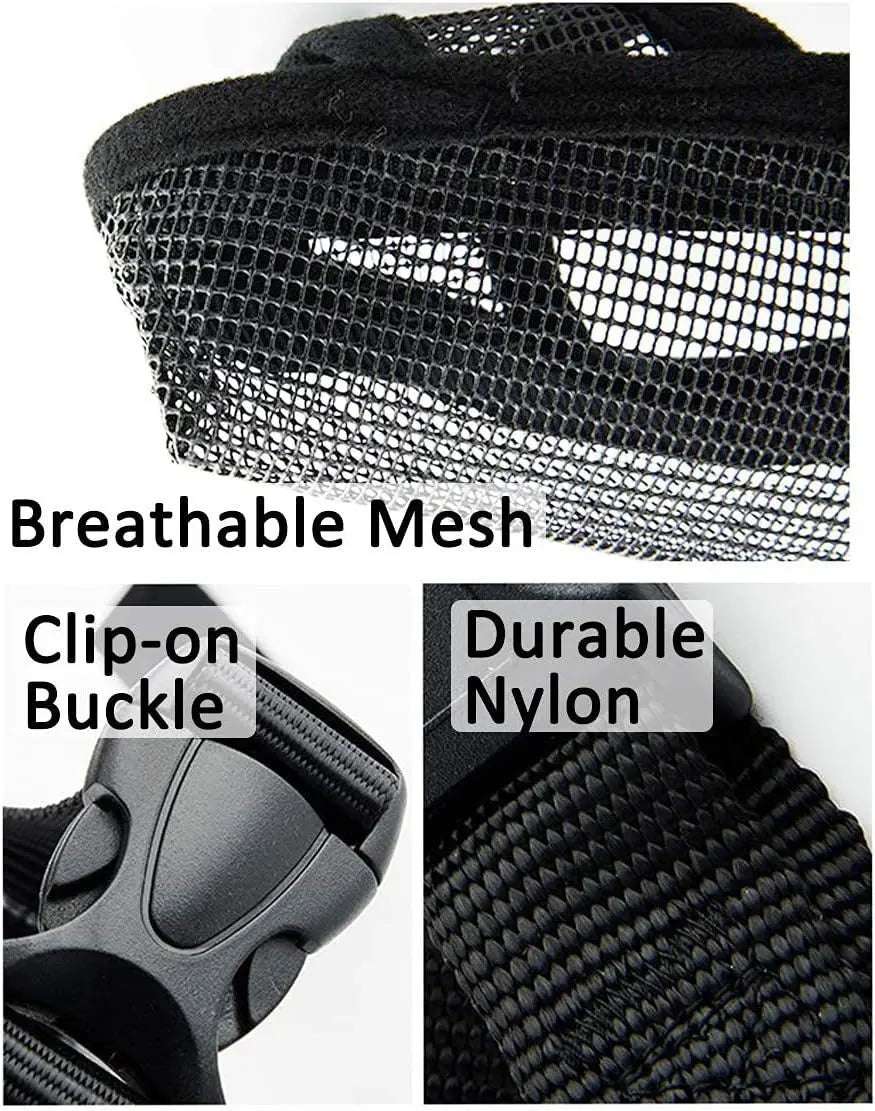 Breathable Mesh Muzzle For Dogs Anti-bite Anti-barking Anti-eating Anti-barking For Large Medium And Small Dogs null